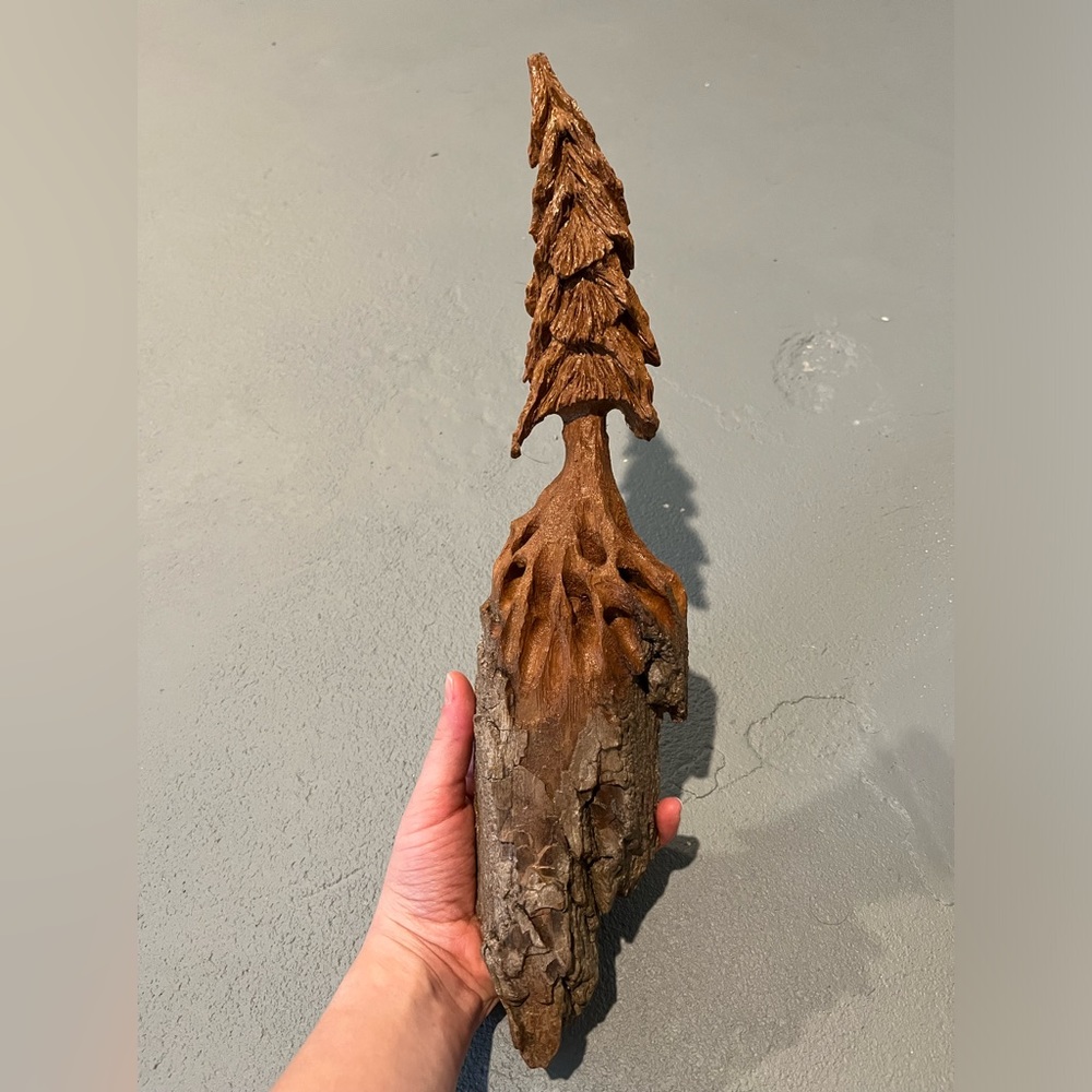 Handmade Wooden Tree Carving